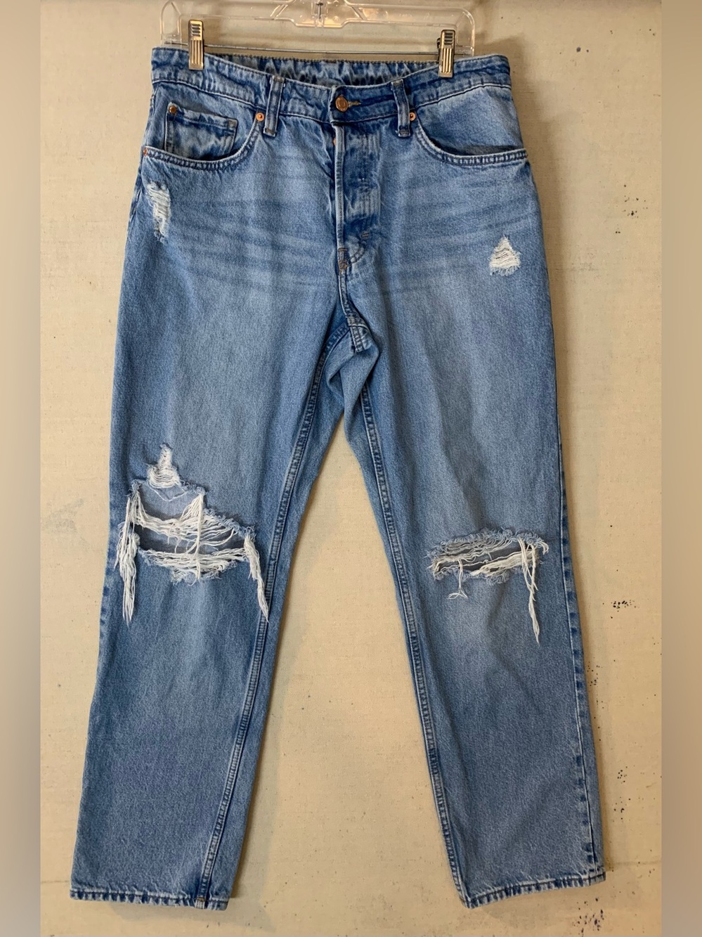 &Denim High-Waist Distressed 90s Boyfriend Jeans | Women’s Size 8